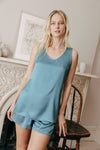 LH22-008 "Ando Silk Tank Top" - Le Hirune